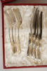 16st Olga silverbestick i schatull 489+(317 knivar)g. A96/