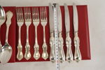 16st Olga silverbestick i schatull 489+(317 knivar)g. A96/