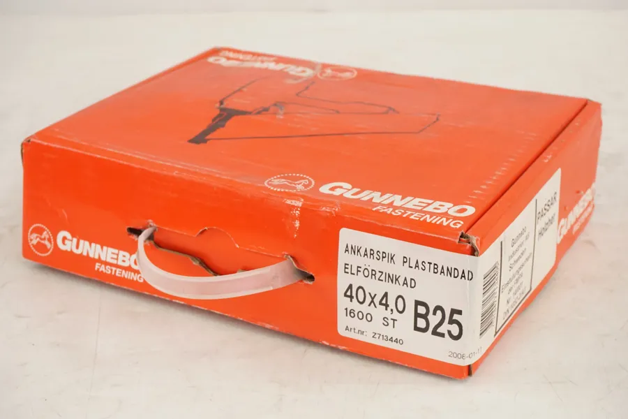 Gunnebo ankarspik B25 40x4,0 bandad. D95