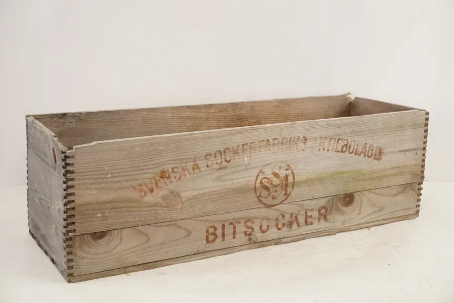 SSA Bitsocker trälåda. B148