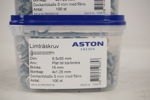 4Pkt Aston Limträskruv Plåt till trä/limträ 6,5×55. D134