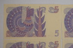 5st 5 Kronors sedlar 1981 i nr följd. A331