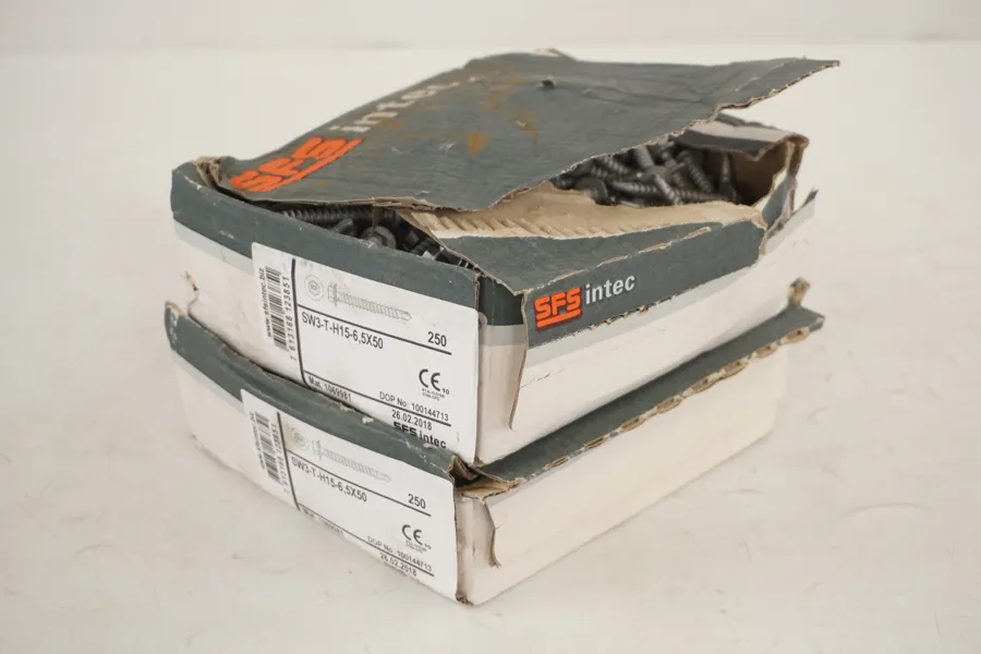 2Pkt SFS Skruv SW3-T-H15-6,5X50. D157