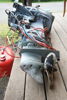 Evinrude 25hk båtmotor med dunk. B204