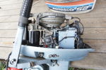 Evinrude 25hk båtmotor med dunk. B204