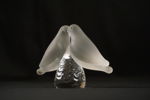 Glasfigur två fåglar. G106