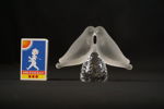 Glasfigur två fåglar. G106