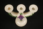 Rosa Ljung Trearmad Kandelaber. G115