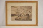 J. Skoglund,  Äppelträd, tryck 65,5x53cm. M18/