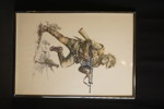 Tryck militär 50x70cm. M14/