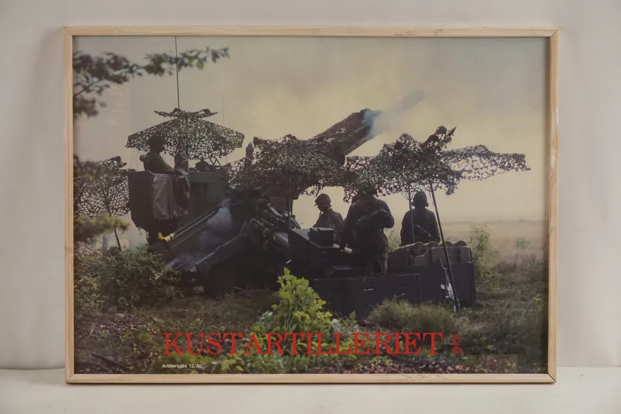 Bild Militär, Kustartilleriet 72x52cm. M23/