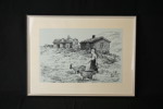 A. Edlund litografi 33/100, 51,5x38,5cm. M22/