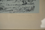 A. Edlund litografi 33/100, 51,5x38,5cm. M22/