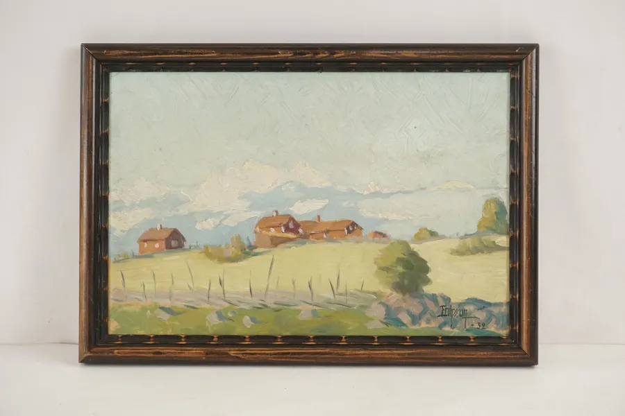 Eriksson 39 landskap 37x26cm.  M3/