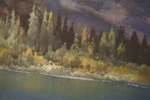 Tavla 91x51cm landskap. M52/