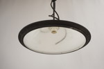 Taklampa, glas & metall. M14/