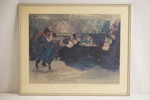 Evert Taube tryck 79x65cm. M20/