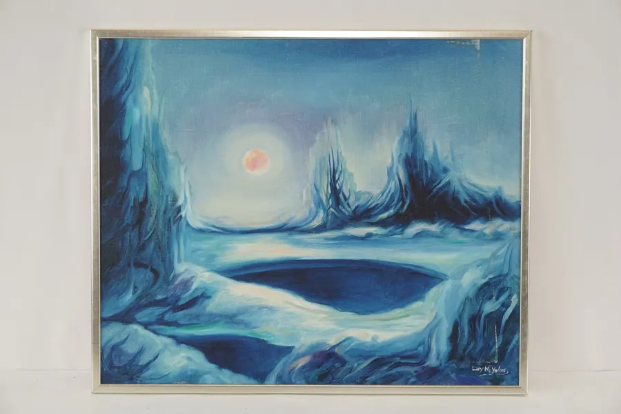 Ley Muammer Yalcin -Måne 68x56. M60/