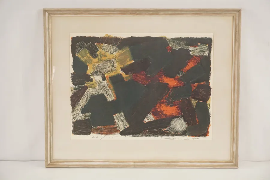 Olle Bonniér, litografi 66x53cm. M13/