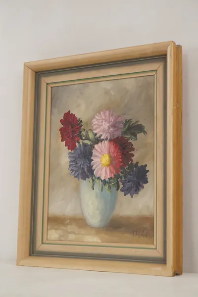 André, blomsterstilleben, 30x36cm. M21/