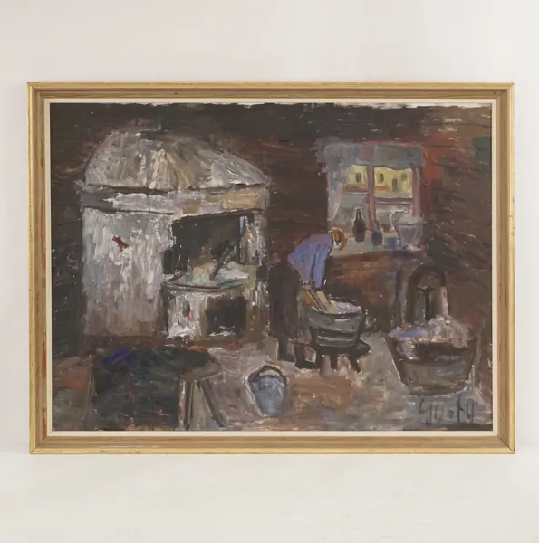 Justy Tvättstugan 98x74cm. M7/