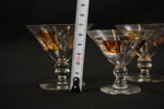 5st Åfors kristall likörglas. G39/