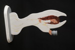 Ljusstake angel vit.  A5/