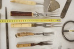 Ljusstake, grillgafflar mm. A236/