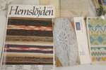 Spetsar & virkade knypplade band. A175/