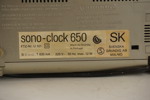 Grunding sono clock 650, väckarklocka. D11/