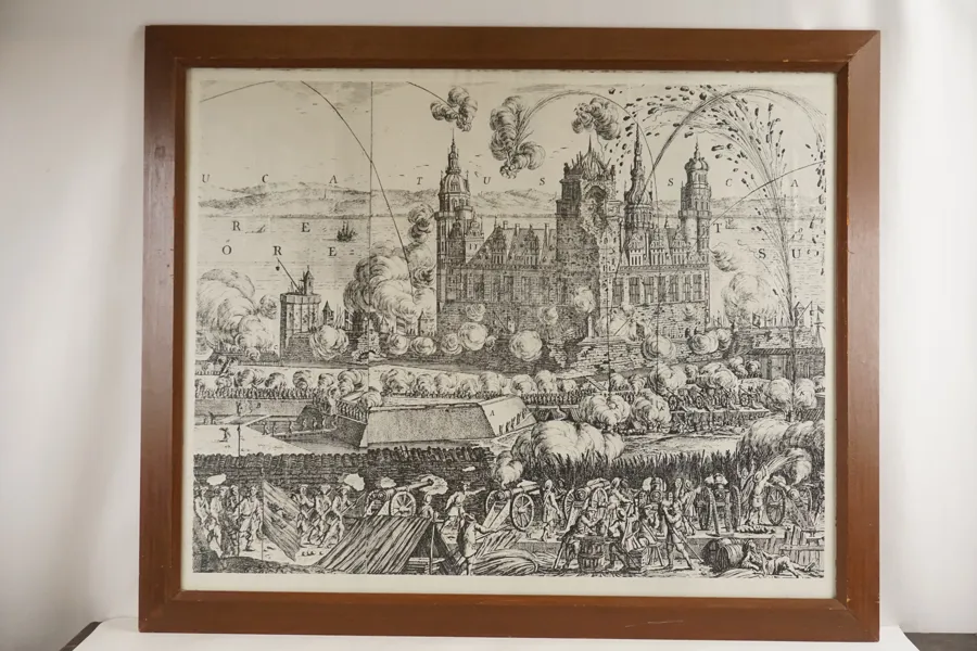 Grafik, Kronborg 129x106cm. B71/