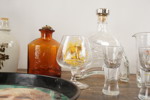 Ölglas Älg, spritflaskor mm. BC21/