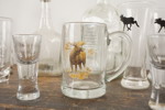 Ölglas Älg, spritflaskor mm. BC21/