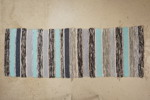 Matta 195x70cm, blå mm. B280/