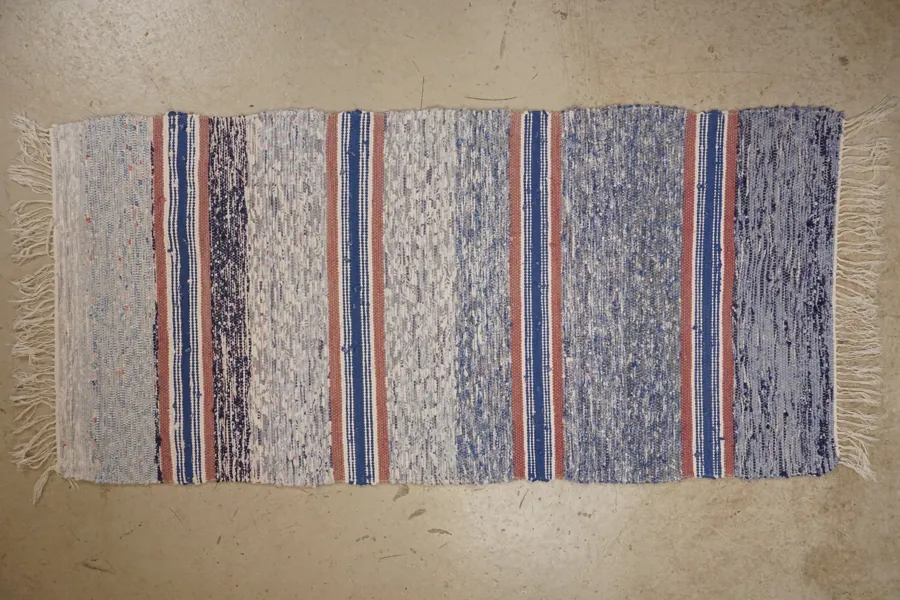 Trasmatta blå mm 77x163cm. B537/
