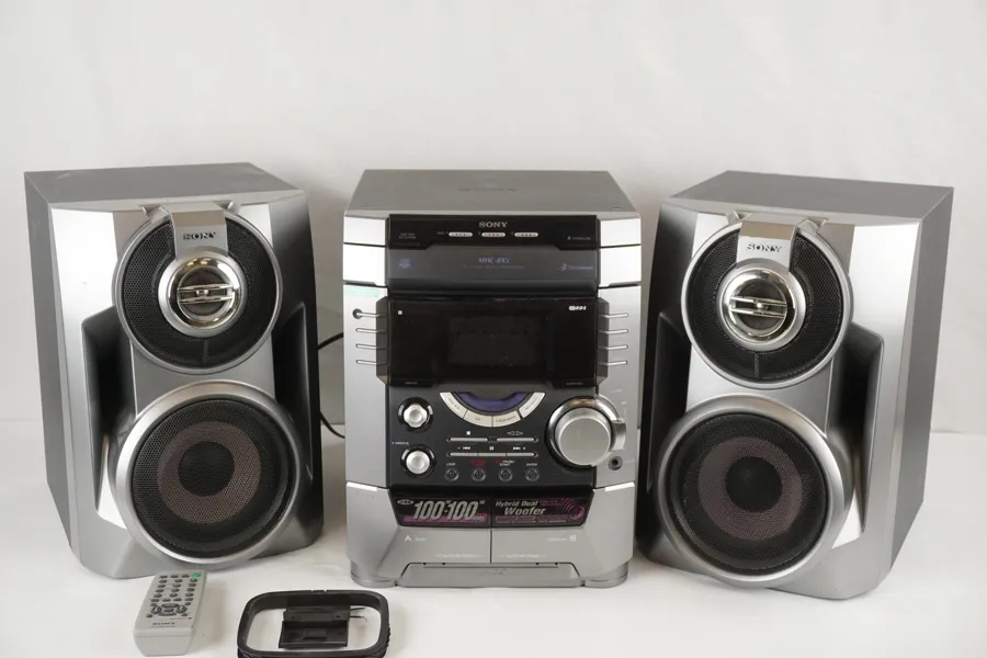 Sony MHC-BX5 Stereo med högtalare. M1