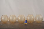 5st Lampkupor i frostat glas. G14