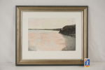 Cume, sjölandskap, akvarell 50x41. M19