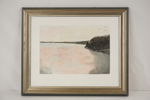 Cume, sjölandskap, akvarell 50x41. M19