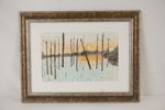 Cume, vinter & sol, 51x38, akvarell. M25