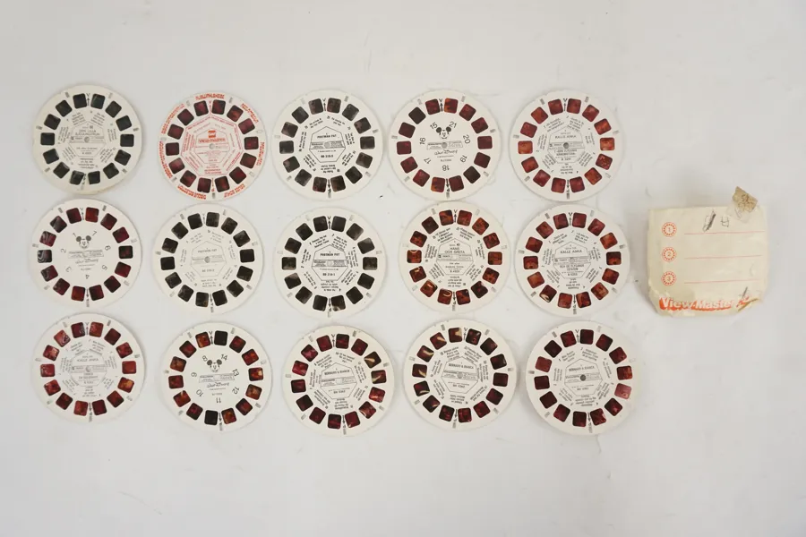 15st View-Master skrivor Walt Disney. A68