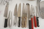 Köksknivar och bakformar mm. Bc69