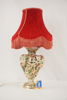 Bordslampa röd skärm. M28