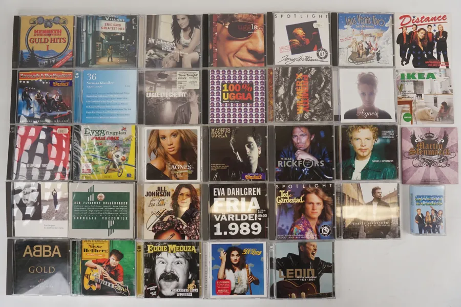 33st CD skivor, Magnus uggla, Abba, mm. A73