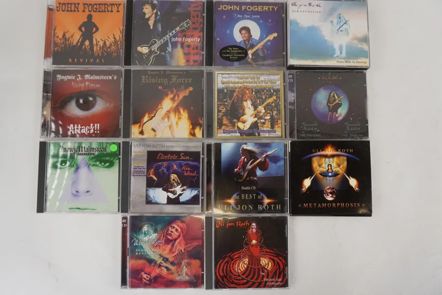 14st CD-skivor, John Fogerty mm. A77
