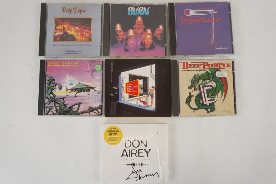 7st CD-skivor, Deep Purple, Pink Floyd, mm. A79