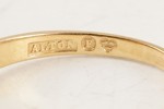 Alton Guldring med sten 18k 2,7g. A29/
