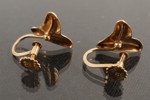 Guldörhängen 18k 1,6g. A36/