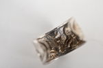 Silver halsband, ring, hänge mm. A144