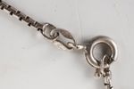 Silver halsband, ring, hänge mm. A144
